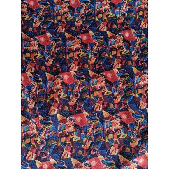 A Fish Named Fred Shirt Jazz Musician Saxophone Music Art Bold Flare Mens XXL - Picture 7 of 7